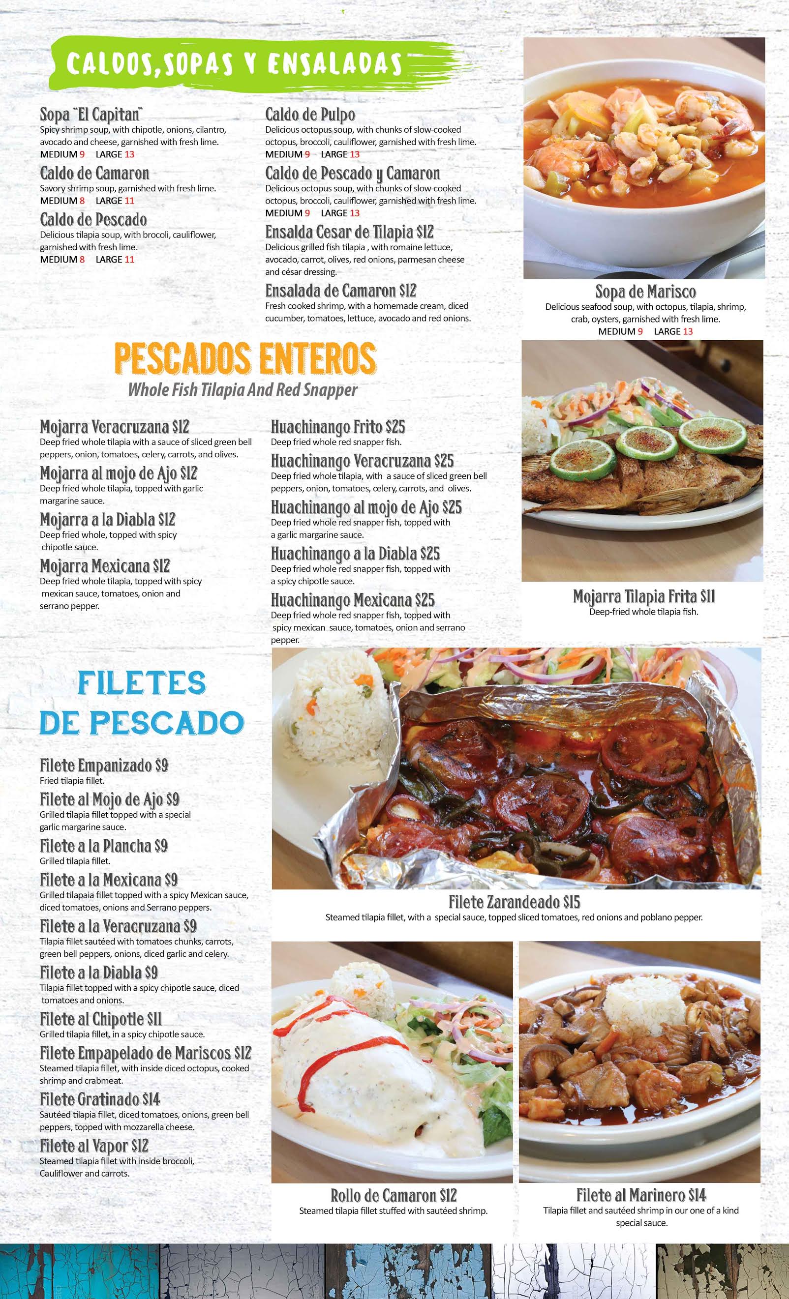 Menu Mcallen Seafood La Laguna Mariscos And Sushi Menu Mcallen Seafood La Laguna Mariscos And Sushi